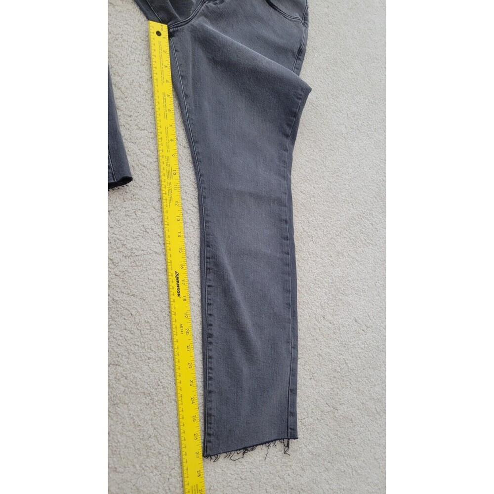 NWT Good American Good Classic Raw Hem Black Jeans GCRH625TFT BLACK170 Sz 8/29 - Picture 6 of 9